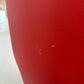 Fauteuil pivotant en cuir ANABA - Rouge
