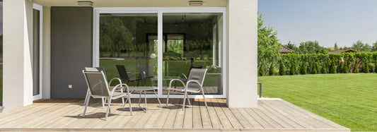Baie coulissante alu avec volet roulant rad. 215x210 blanc Premium Rome dorm140