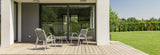 Baie coulis alu av volet rad.215x240 gris ext/blanc int Premium Rome dorm140