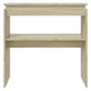vidaXL Table console chêne sonoma 80x30x80 cm bois d'ingénierie