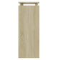 vidaXL Table console chêne sonoma 80x30x80 cm bois d'ingénierie