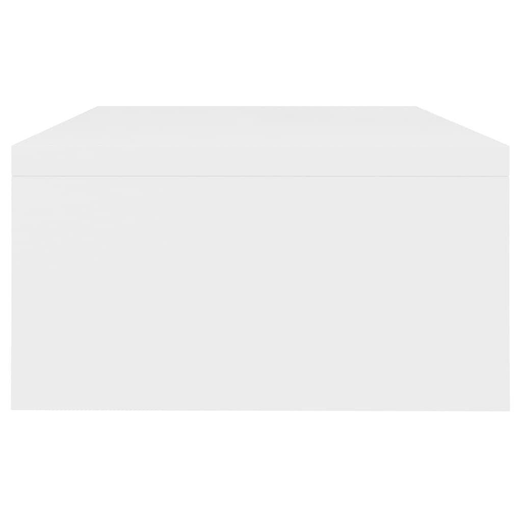 vidaXL Support de moniteur Blanc 42 x 24 x 13 cm Bois d'ingénierie