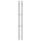vidaXL Portant de bois de chauffage Noir mat 110x28x312 cm Acier