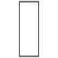 vidaXL Portant de bois de chauffage Noir mat 110x28x312 cm Acier