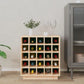 vidaXL Armoire à vin 55,5x34x61 cm Bois de pin massif