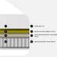 Matelas 180 x 200 cm hybride ressorts ensachés 7 zones et gel à mémoire de forme ép.25cm - TOLCA de YSMÉE