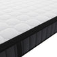 Matelas 180 x 200 cm hybride ressorts ensachés 7 zones et gel à mémoire de forme ép.25cm - TOLCA de YSMÉE