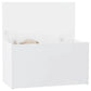 Coffre de rangement Blanc - VIDAXL - 84x42x46 cm - Bois d'ingénierie