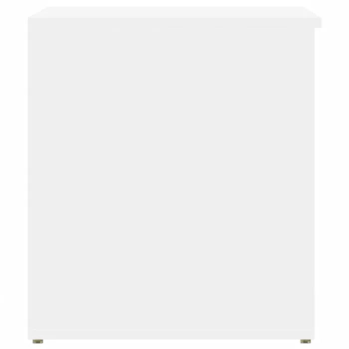Coffre de rangement Blanc - VIDAXL - 84x42x46 cm - Bois d'ingénierie