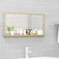 vidaXL Miroir de salle de bain Chêne sonoma 80x10,5x37 cm Aggloméré
