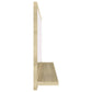 vidaXL Miroir de salle de bain Chêne sonoma 80x10,5x37 cm Aggloméré