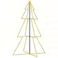 vidaXL Arbre de Noël cône 240 LED d'intérieur/d'extérieur 118x180 cm