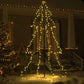 vidaXL Arbre de Noël cône 240 LED d'intérieur/d'extérieur 118x180 cm