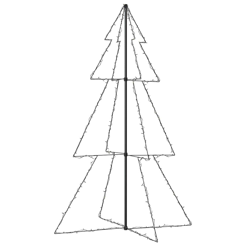 vidaXL Arbre de Noël cône 240 LED d'intérieur/d'extérieur 118x180 cm
