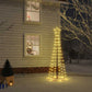 NEUF - vidaXL Arbre de Noël cône Blanc chaud 108 LED 70x180 cm