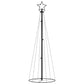 NEUF - vidaXL Arbre de Noël cône Blanc chaud 108 LED 70x180 cm