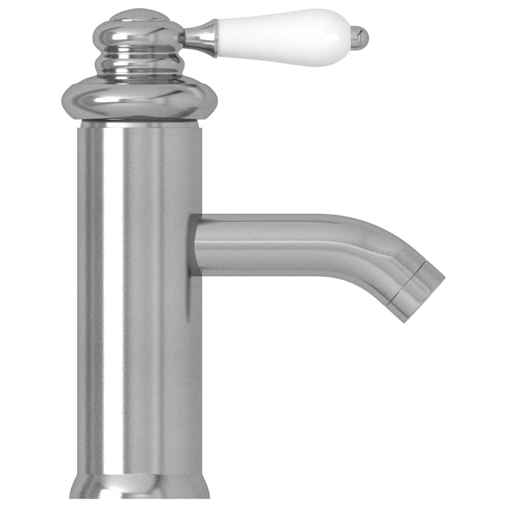 vidaXL Robinet de lavabo de salle de bain Argenté 130x180 mm
