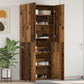 vidaXL Armoire à chaussures avec étagère Marron 80 x 35,5 x 180 cm Bois composite