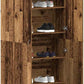 vidaXL Armoire à chaussures avec étagère Marron 80 x 35,5 x 180 cm Bois composite