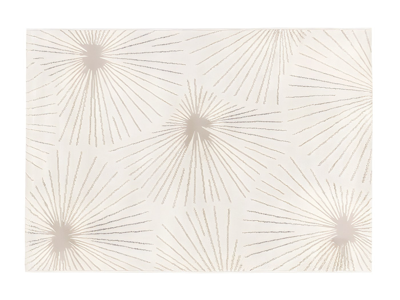Tapis à motifs finition LUREX dorés LIVENO-160x230cm-Beige