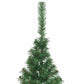 NEUF - vidaXL Sapin de Noël artificiel moitié avec support vert 180 cm PVC