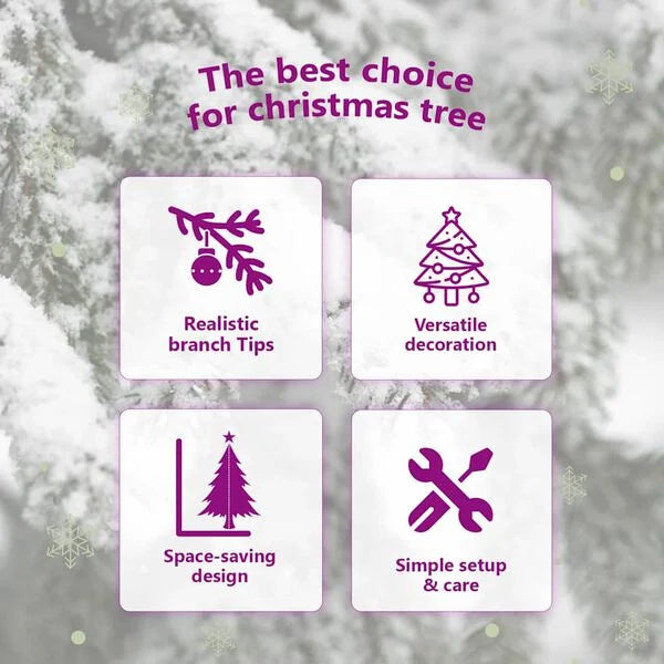 NEUF - vidaXL Sapin de Noël artificiel moitié avec support vert 180 cm PVC
