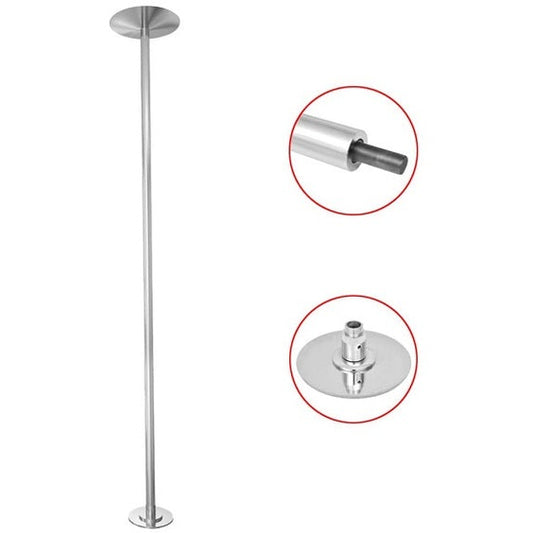 Barre Pole Dance Taille est extensible et réglable de 2,24 m à 2,75 m pour différentes hauteurs de plafond