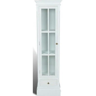 vidaXL Meuble de bibliothèque avec 3 étagères Blanc Bois