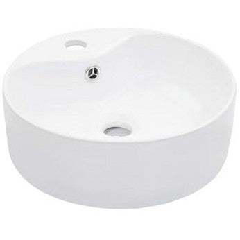 vidaXL Lavabo avec trop-plein 36x13 cm Céramique Blanc