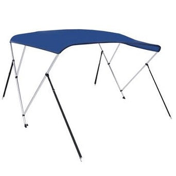 vidaXL Auvent bimini à 3 arceaux Bleu 183x196x137 cm