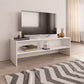 vidaXL Meuble TV Blanc 120x40x40 cm Bois d'ingénierie