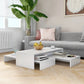 Ensemble de tables basses gigognes blanc brillant - vidaXL