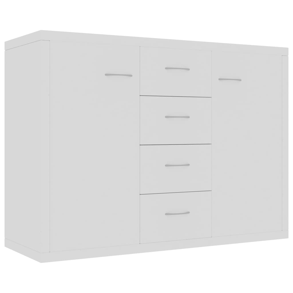 vidaXL Buffet Blanc 88x30x65 cm Bois d'ingénierie