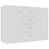 vidaXL Buffet Blanc 88x30x65 cm Bois d'ingénierie