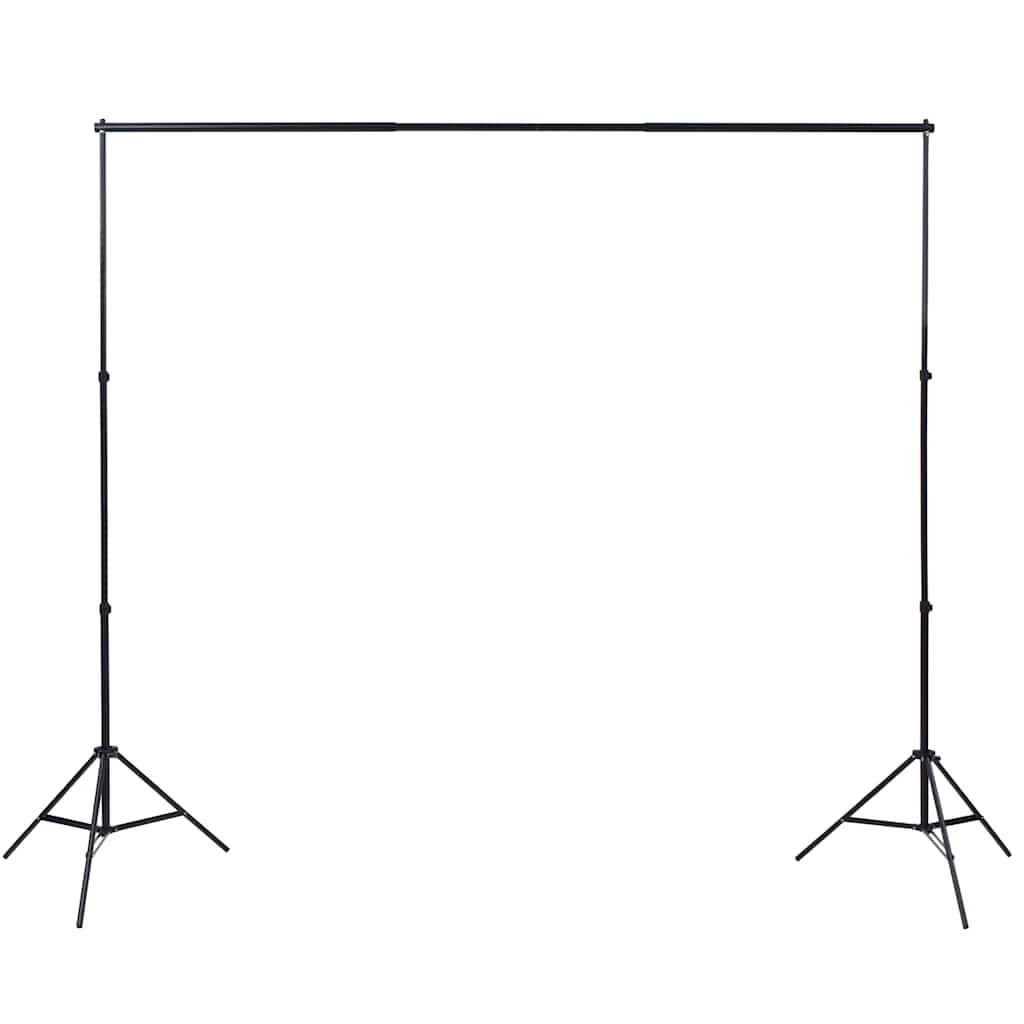 Kit de studio photo 5 toiles de fond colorées et 2 ombrelles - vidaXL