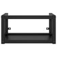 vidaXL Cadre de lavabo de salle de bain mural Noir 40x38x31 cm Fer