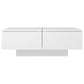 vidaXL Table basse Blanc 90x60x31 cm Aggloméré