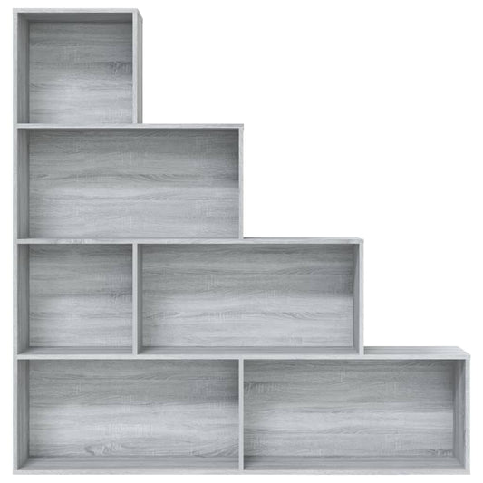 Armoire à livres Sonoma gris 155x24x160 cm - vidaXL