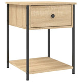 vidaXL Table de chevet chêne sonoma 44x45x58 cm bois ingénierie