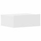 Tables de chevet flottantes 2 pcs Blanc bois d’ingénierie - vidaXL