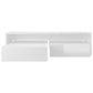 Ensemble de tables basses gigognes blanc brillant - vidaXL