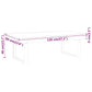 Table basse Marron clair et noir 120x60x40 cm MDF et fer - vidaXL