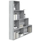 Armoire à livres Sonoma gris 155x24x160 cm - vidaXL