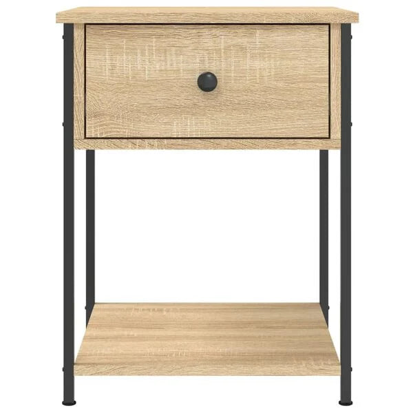 vidaXL Table de chevet chêne sonoma 44x45x58 cm bois ingénierie