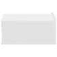 Tables de chevet flottantes 2 pcs Blanc bois d’ingénierie - vidaXL