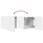 vidaXL Meubles TV muraux 2 pcs Blanc 30,5x30x30 cm