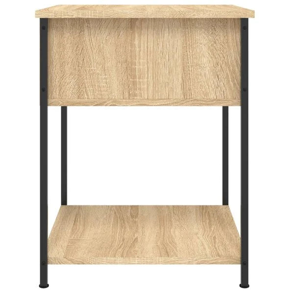 vidaXL Table de chevet chêne sonoma 44x45x58 cm bois ingénierie