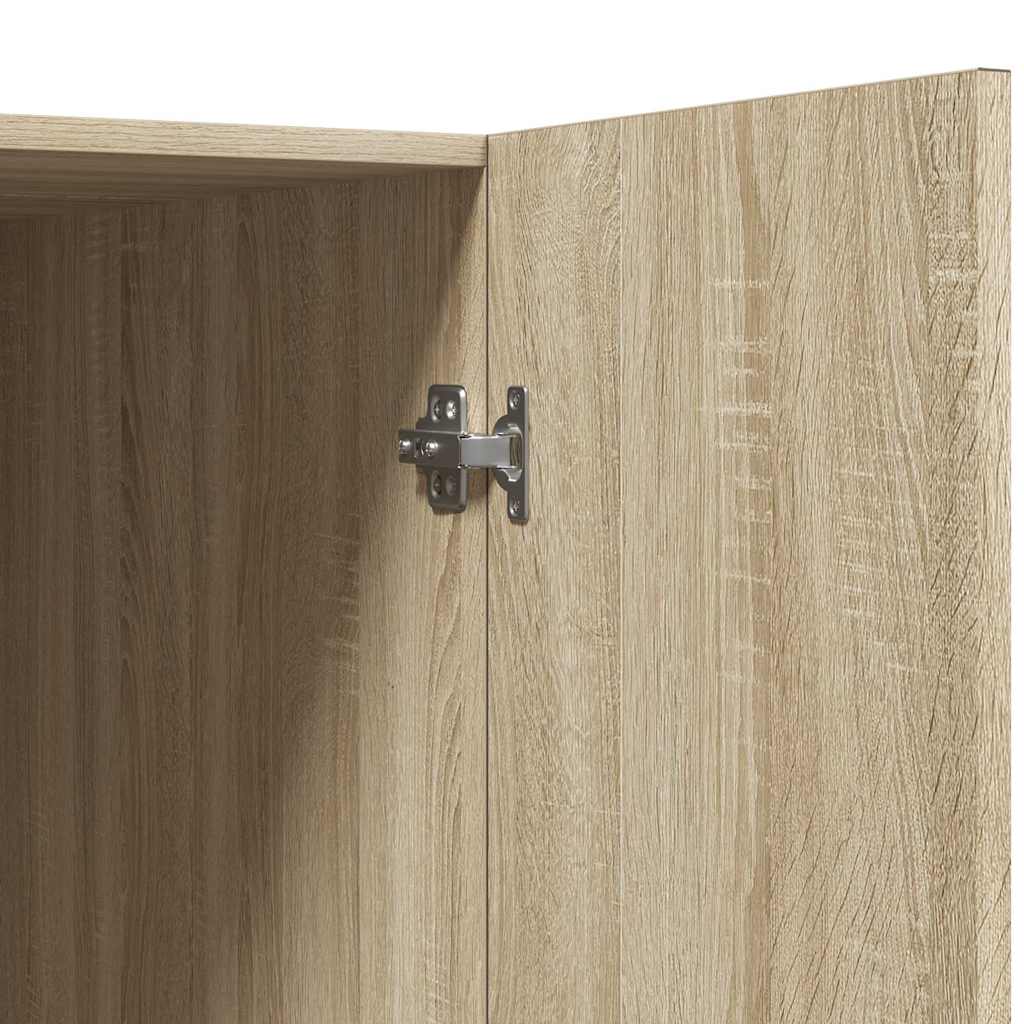 vidaXL Meuble pour machine à laver chêne foncé 70,5x71,5x91,5 cm