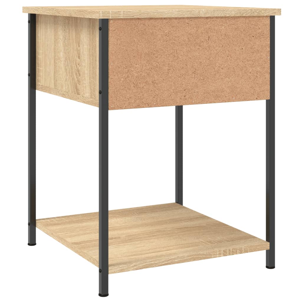 vidaXL Table de chevet chêne sonoma 44x45x58 cm bois ingénierie