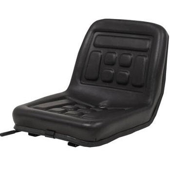 vidaXL Siège de tracteur universel Noir